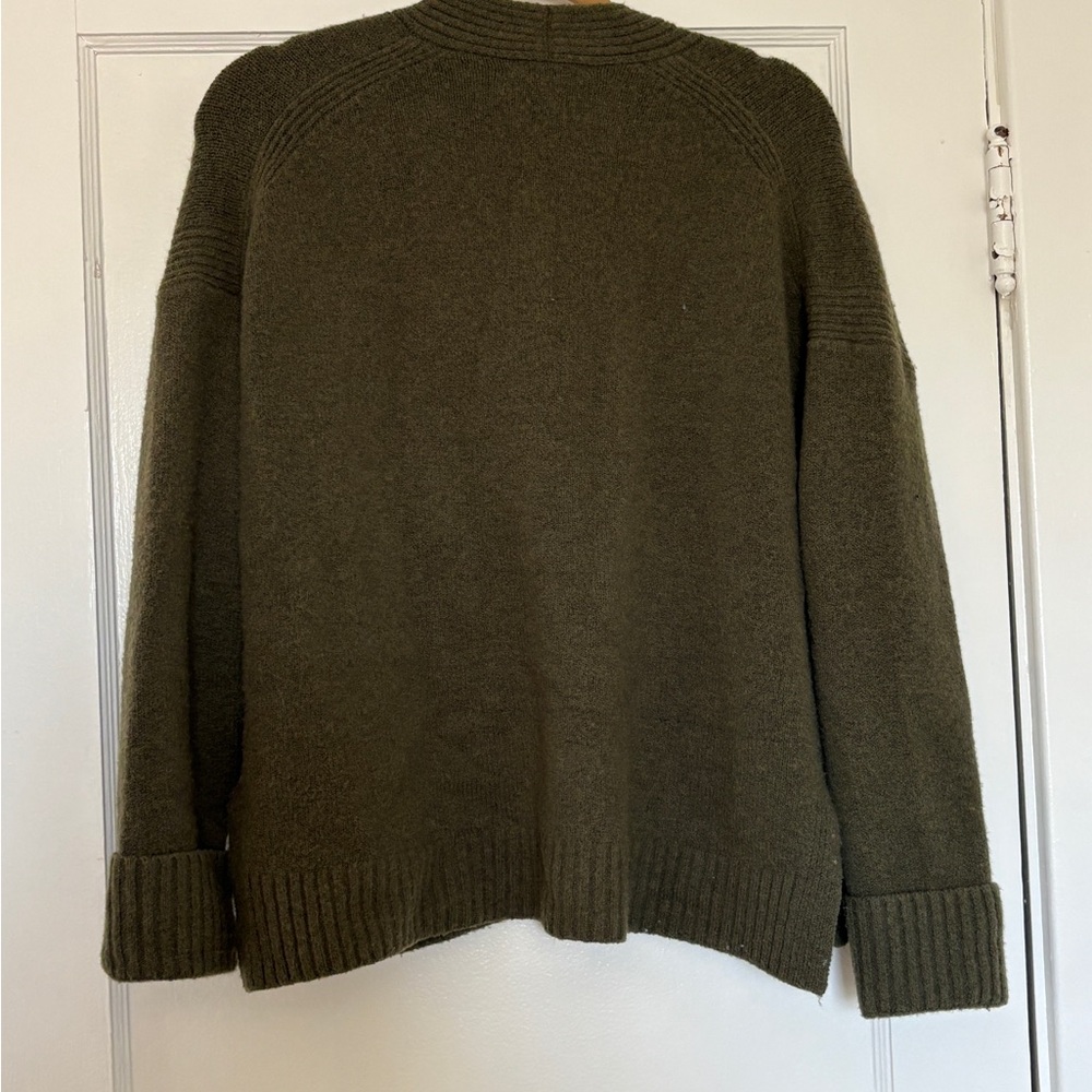 J. Crew Cropped Cardigan Sweater in Supersoft Yarn - Picture 4 of 5